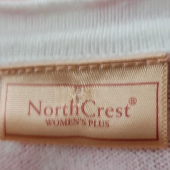 North Crest paisley floral button down scoop neck cardigan size 3X (24W/… - Picture 5 of 7